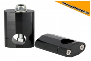 TRIUMPH Speed Four 2003-2004 PONTETS 28 mm NOIR GUIKIT-BK