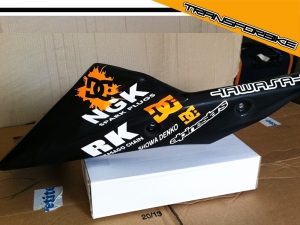 KAWASAKI Z1000 2007-2009 Sabot RAGE SABOT RAGE Z BLACK ORANGE KAWASAKI Z1000 2007-2009 Sabot RAGE SABOT RAGE Z BLACK ORANGE